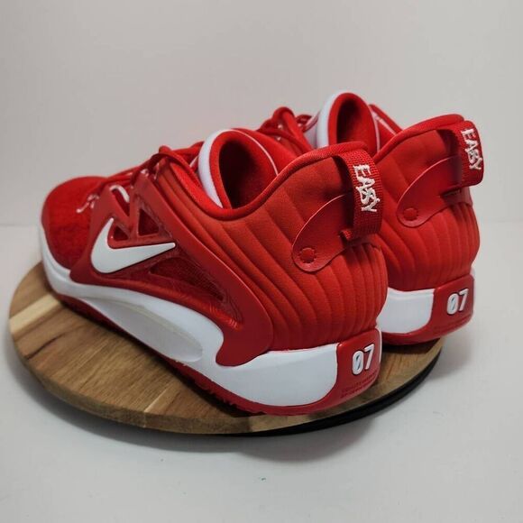 NIKE KD15 KD 15 TB KEVIN DURANT UNIVERSITY RED-WHITE DO9826-600 MEN’S SZ 18 - Picture 5 of 10